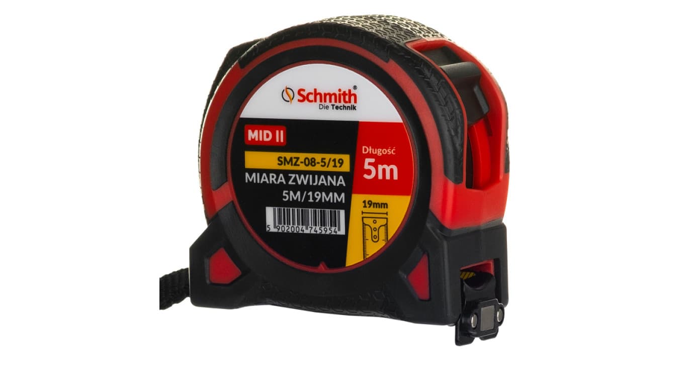 

Miara zwijana metrówka metalowa 5m 19mm premium Schmith