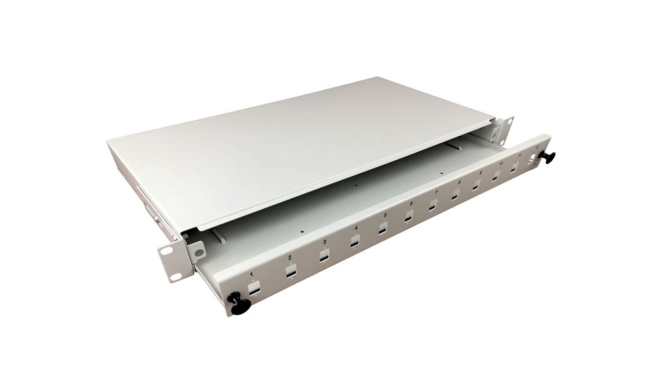 

Przełącznica światłowodowa 12xSC simplex / 12xLC duplex 19" 1U z płytą czołową oraz akcesoriami montażowymi (dławiki, opaski), wysuwalna ALANTEC - ALANTEC, Dławiki/opaski)/wysuwalna alantec - alante