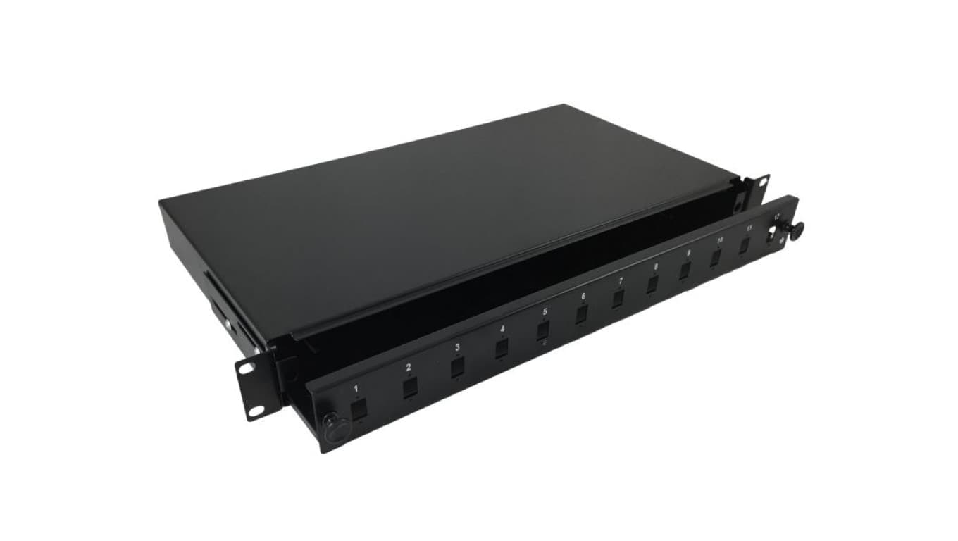 

Przełącznica światłowodowa 12xSC simplex / 12xLC duplex 19" 1U z płytą czołową oraz akcesoriami montażowymi (dławiki, opaski), wysuwalna ALANTEC - ALANTEC, Dławiki/opaski)/wysuwalna alantec - alante