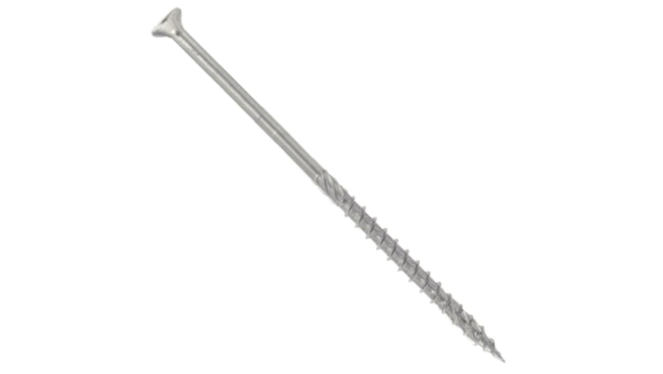 

Wkręty ciesielskie z łbem stożkowym i gniazdem w białym ocynku TORX 5,0x80 MASTER 200szt.