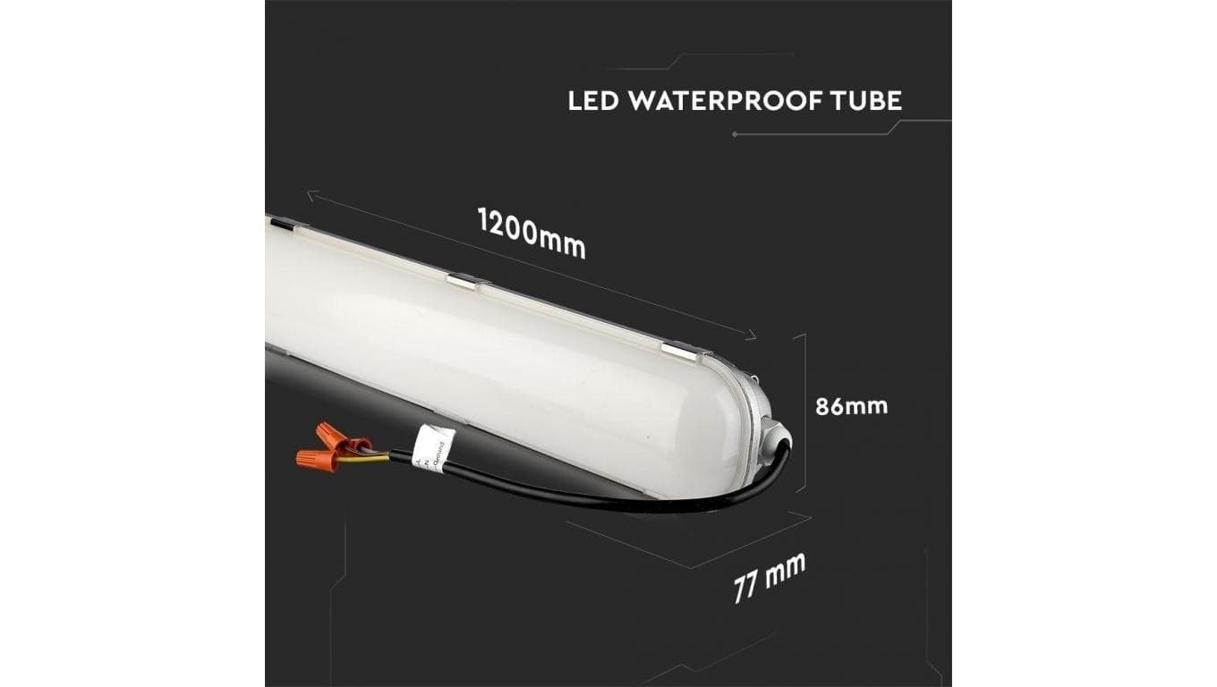 

Oprawa hermetyczna LED 60W 6500K 7200lm IP65 120cm Dioda SAMSUNG 5 Lat Gwarancji 21679