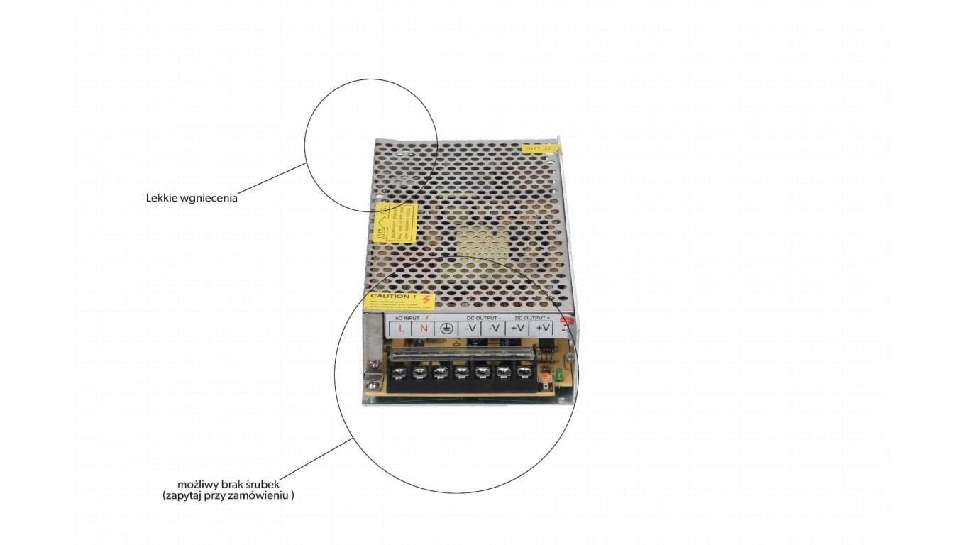 

Zasilacz Standard modułowy PR 12V 150W używany