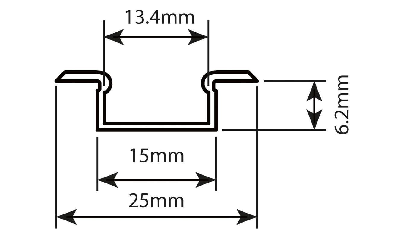 

Profil led Basic Plus 3m BL