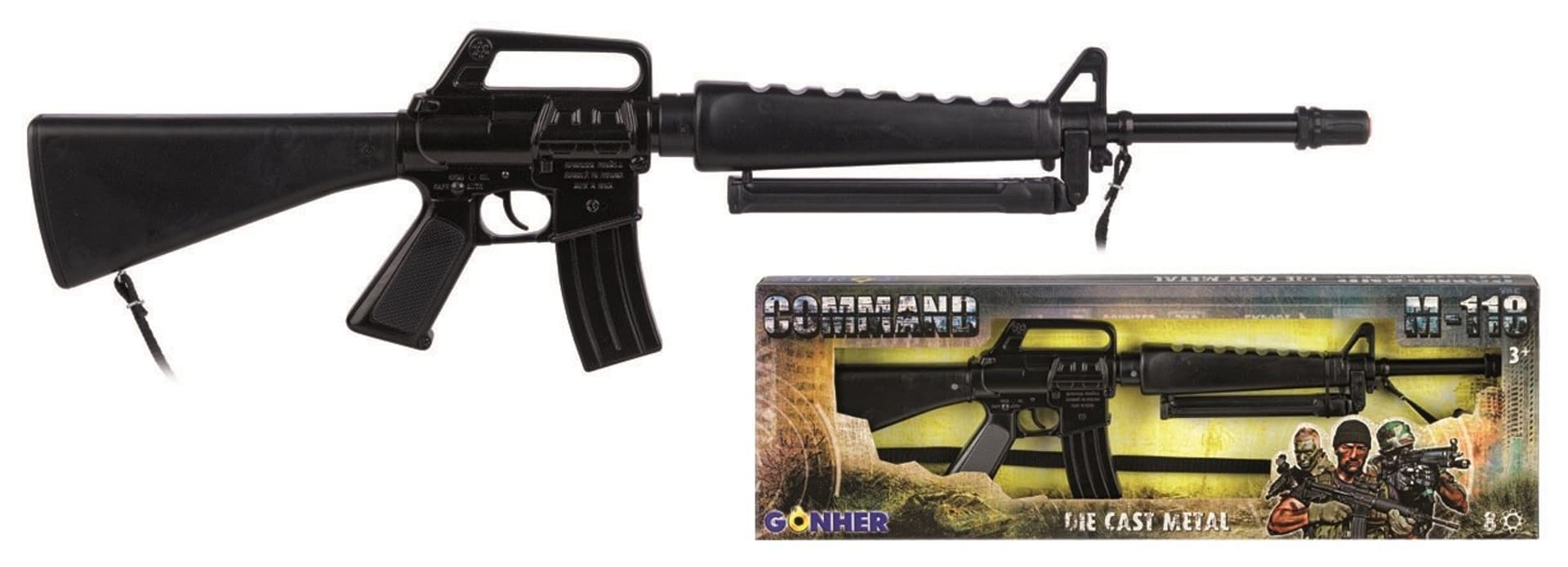 

Karabin komandosa GONHER 118/6 metalowy, 8 naboi