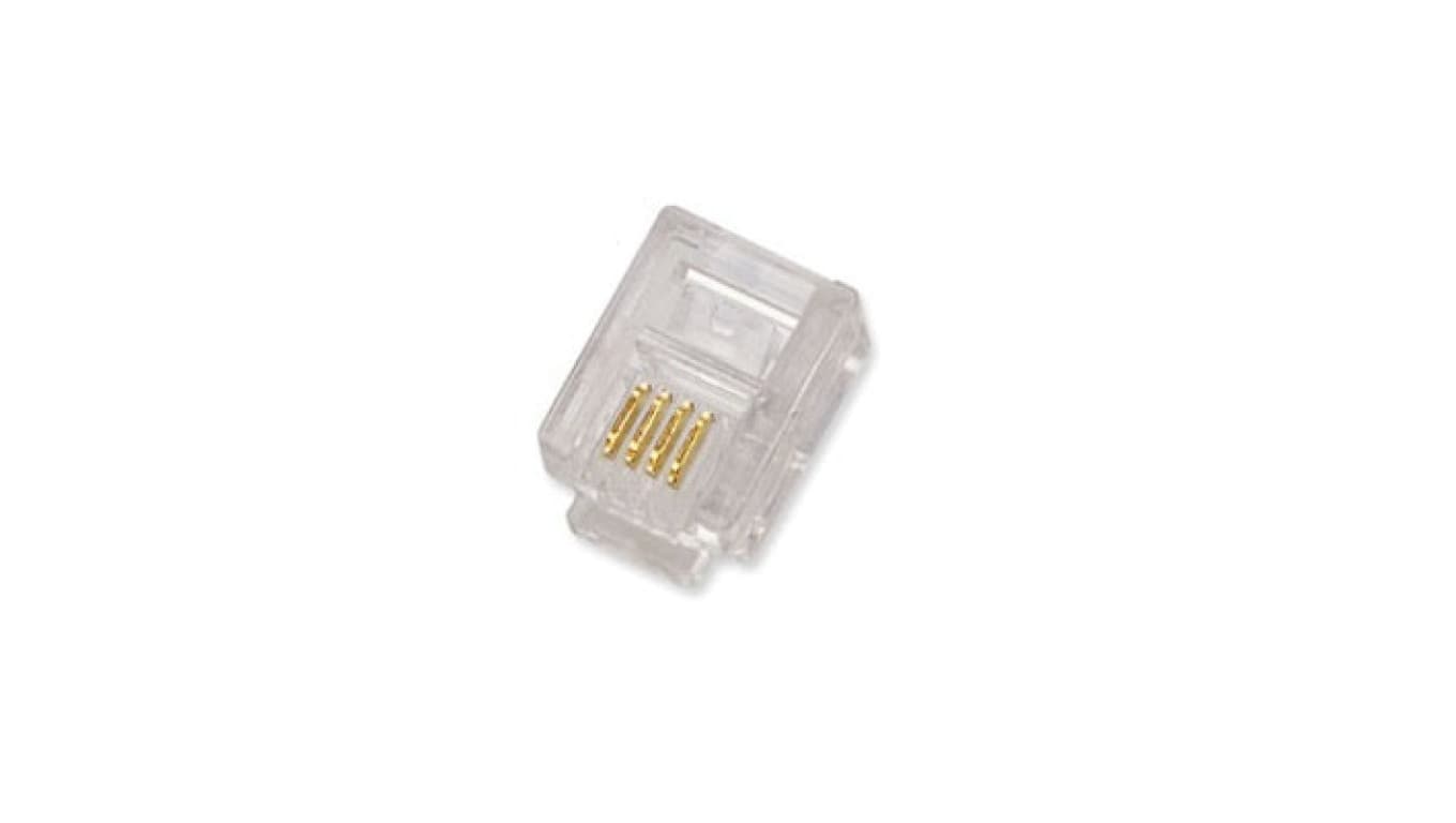

Wtyk RJ11 6P4C 6-pozycyjny 4-stykowy /100szt/ X-ML-MP06-4-15
