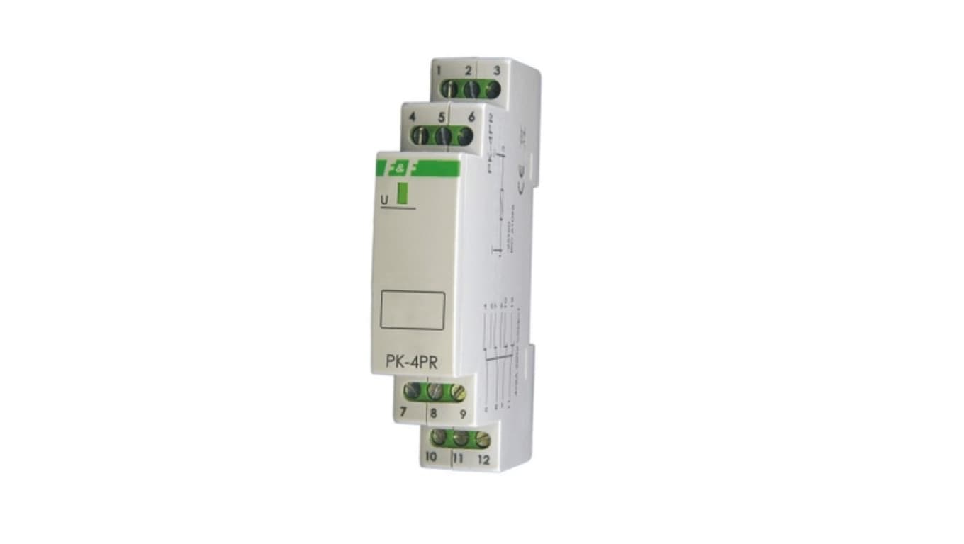 

Przekaźnik elektromagnetyczny 2P 8A 230V AC, 110V, 48V, 24V, 24V, 12V AC/DC PK-4PR-12V