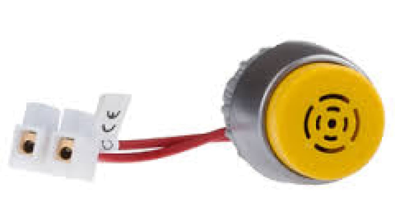 

Sygnalizator dźwiękowy 11,5mA 230V AC IP20 SP22-SD-230AC.