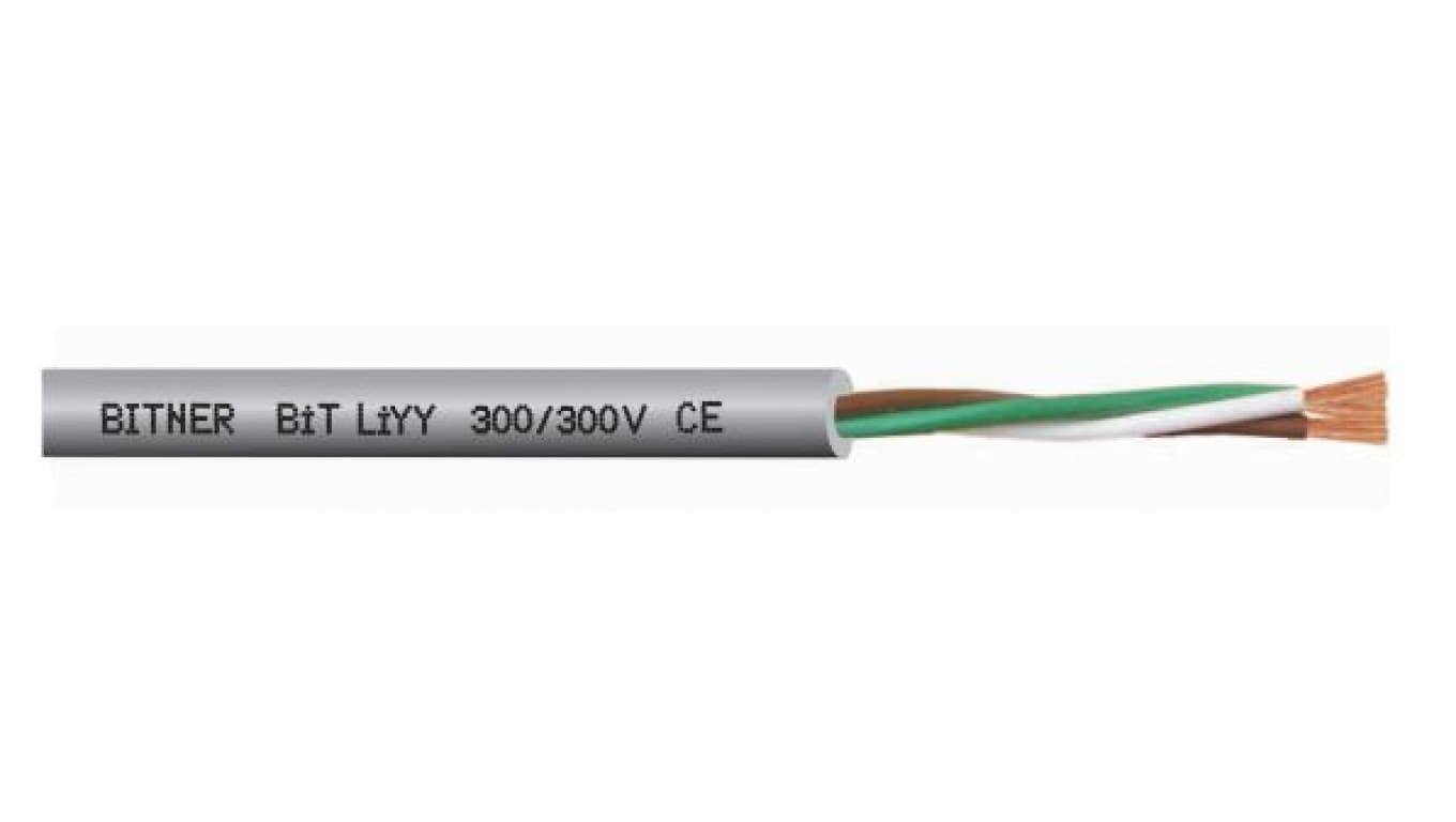 

Przewód sterowniczy BiT LiYY 8x1 300/300V S30133 /bębnowy/
