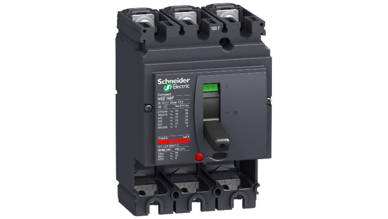 

Wyłącznik mocy 160A 3P 50kA Compact NSX160N bez wyzwalacza LV430406