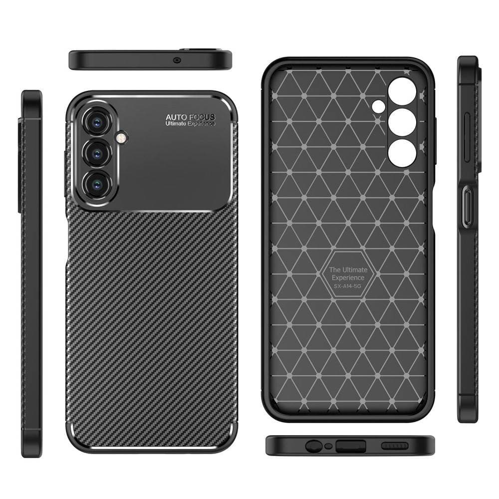 

Etui SAMSUNG GALAXY A14 5G Pancerne Shockproof Nexeri Carbon Fiber czarne