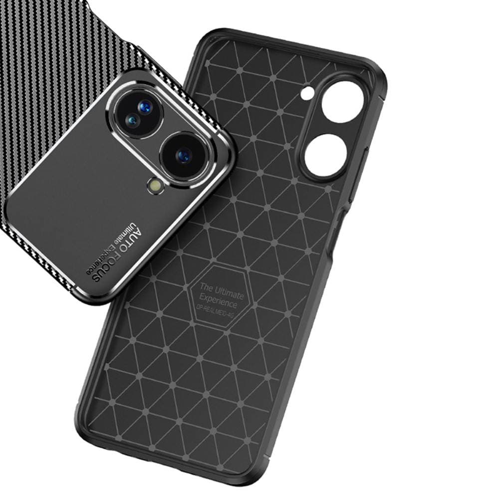 

Etui REALME 10 4G Pancerne Shockproof Nexeri Carbon Fiber czarne