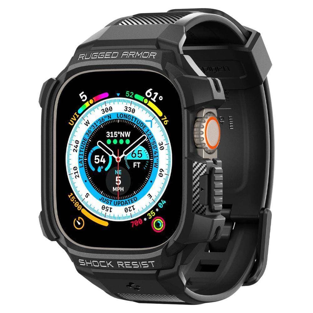 

Pasek do APPLE WATCH ULTRA 49MM Spigen Rugged Armor "Pro" czarne