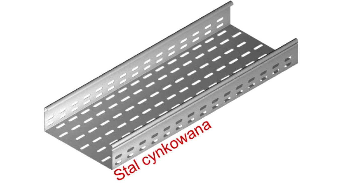 

Korytko kablowe perforowane 300x60 grubość 0,7mm KGL/KGOL300H60/3 160416 /3m/