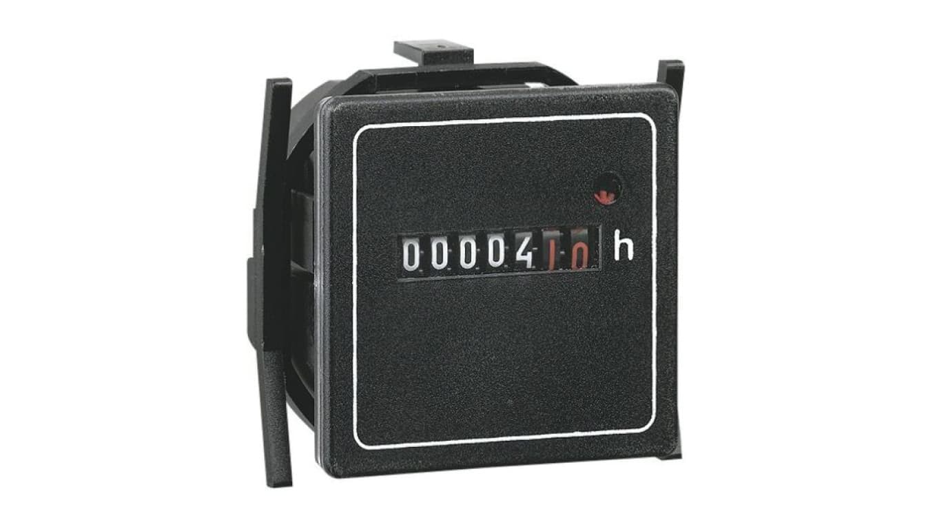 

Licznik czasu pracy 200-240V AC 7(2) znaków analogowy pulpitowy 48x48mm 049555, 2) znaków analogowy pulpitowy 48x48mm 04955