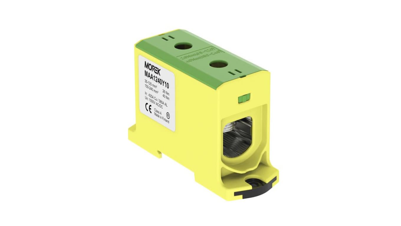 

Złączka OTL240 kolor żółto-zielony 1xAl/Cu 35-240mm2 1000V Zacisk uniwersalny MAA1240Y10