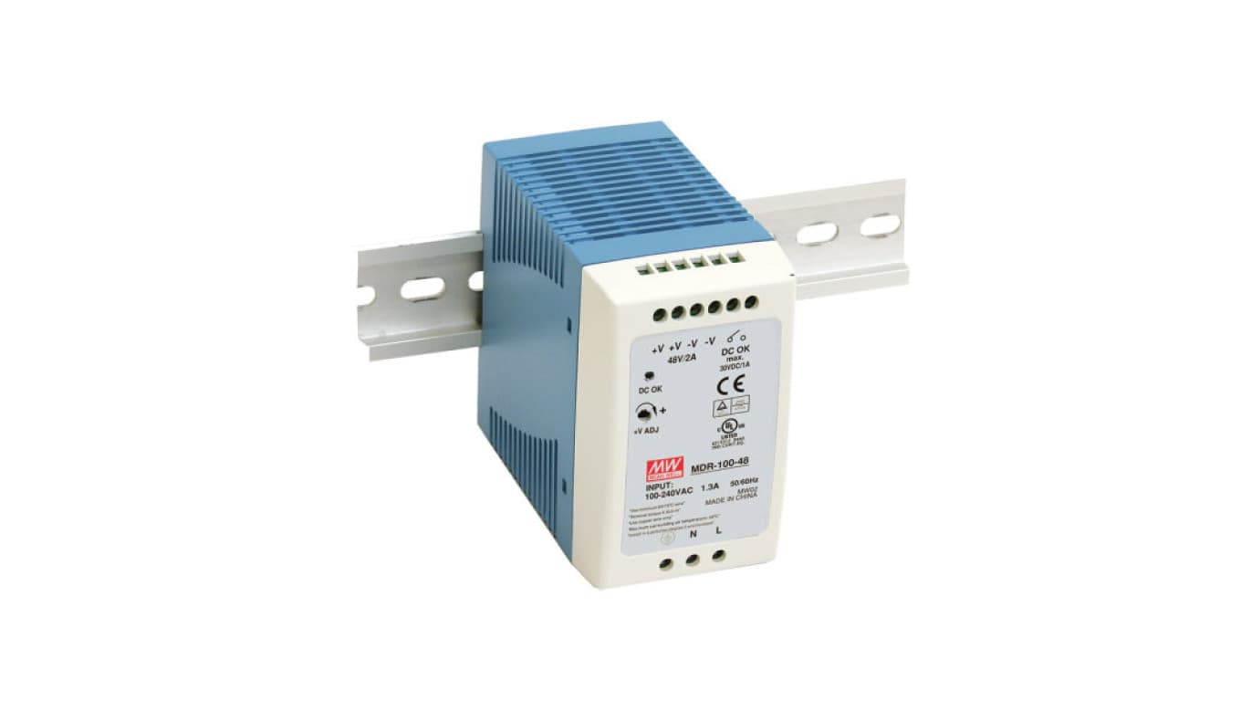 

Zasilacz impulsowy 85-264V AC/ 4A 24V DC 96W MDR-100-24