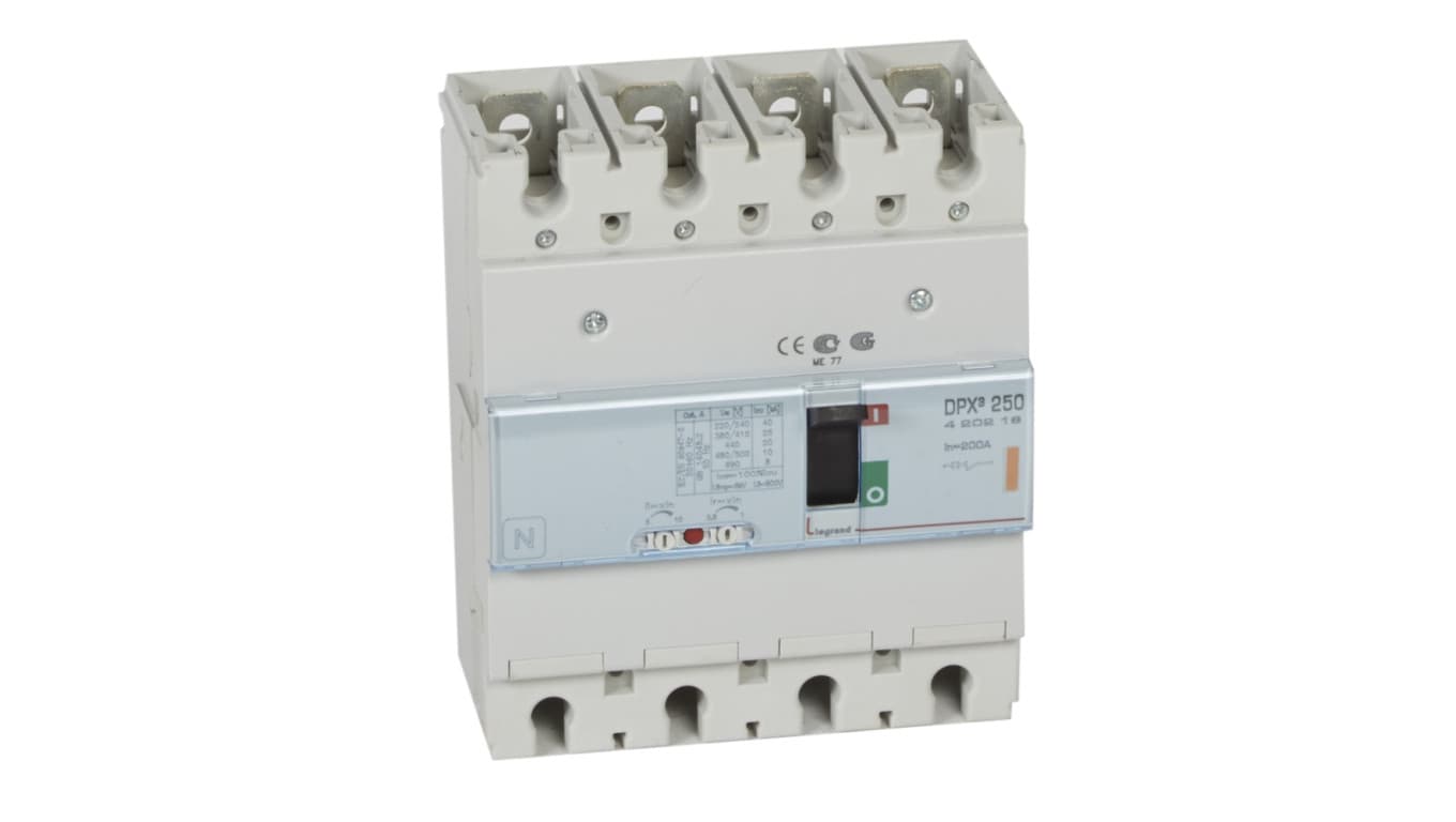 

Wyłącznik mocy 200A 4P 25kA DPX3 250 420218