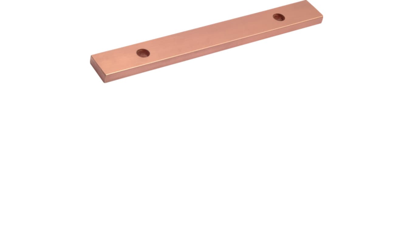 

Szyna zbiorcza miedziana 5P 630A 30x10mm UM35B