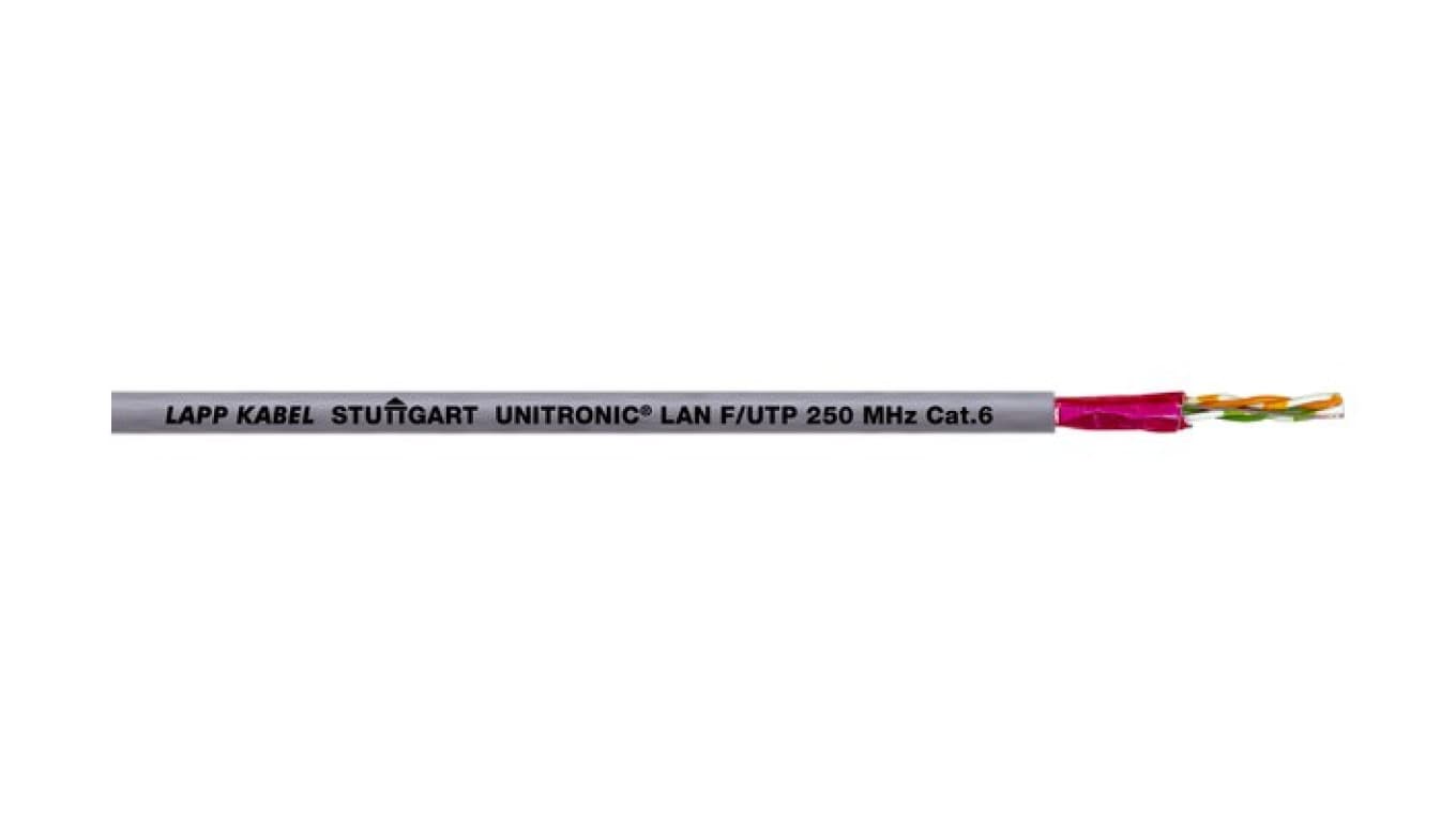 

Przewód UNITRONIC LAN 250 F/UTP kat.6 4x2xAWG24 LSZH 2170194 /bębnowy/