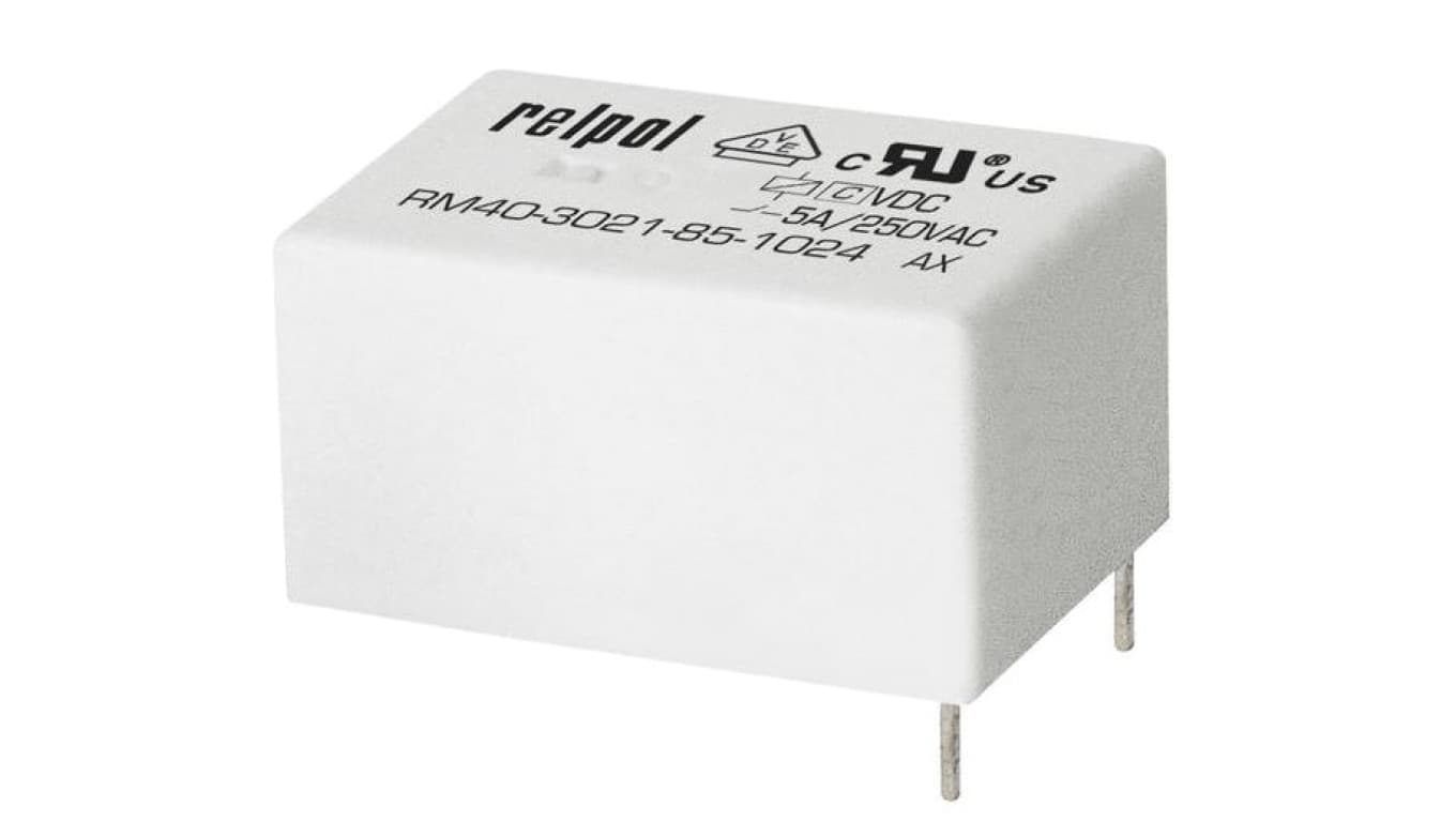 

Przekaźnik miniaturowy 1Z 8A 24V DC PCB RM40-3021-85-1024 2611688