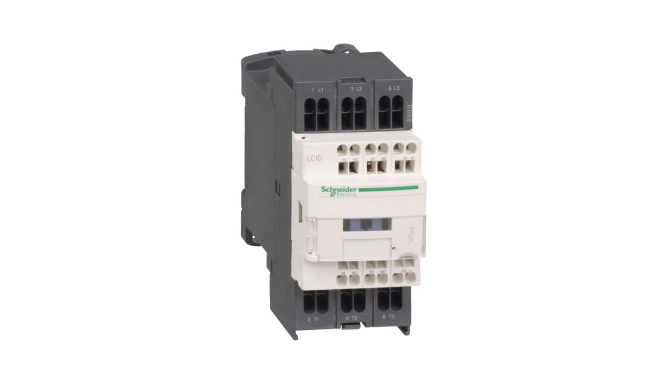 

Stycznik mocy 12A AC-3 1R + 1Z 24V DC LC1D123BL