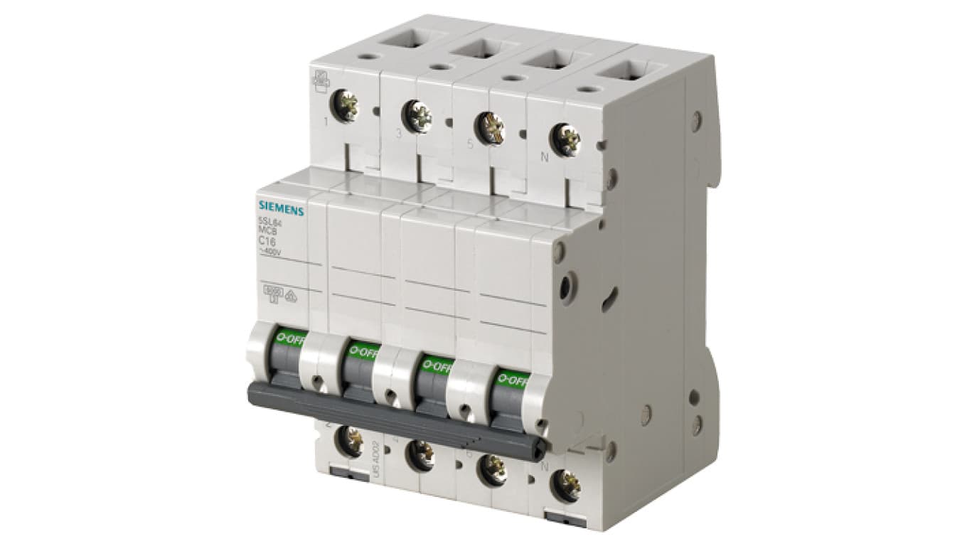 

Wyłącznik nadprądowy 3+N B 16A 6kA AC 5SL6616-6