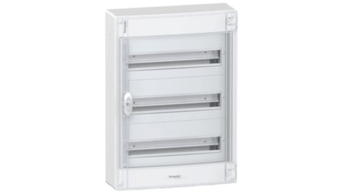 

Obudowa natynkowa Pragma, IP30, 3x18modułów, drzwi przeźroczyste PRA29318