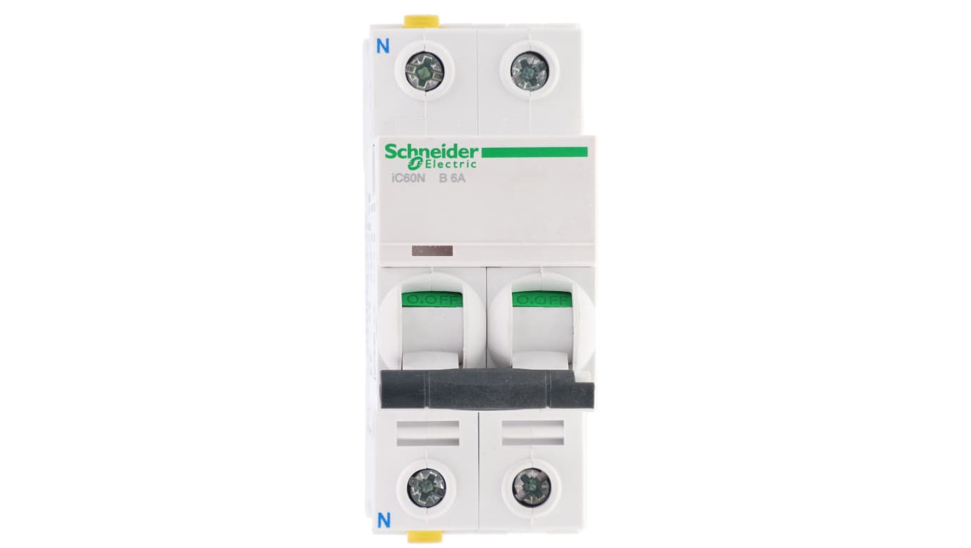 

Wyłącznik nadprądowy 1P+N B 6A 6kA AC iC60N-B5-1N A9F03606