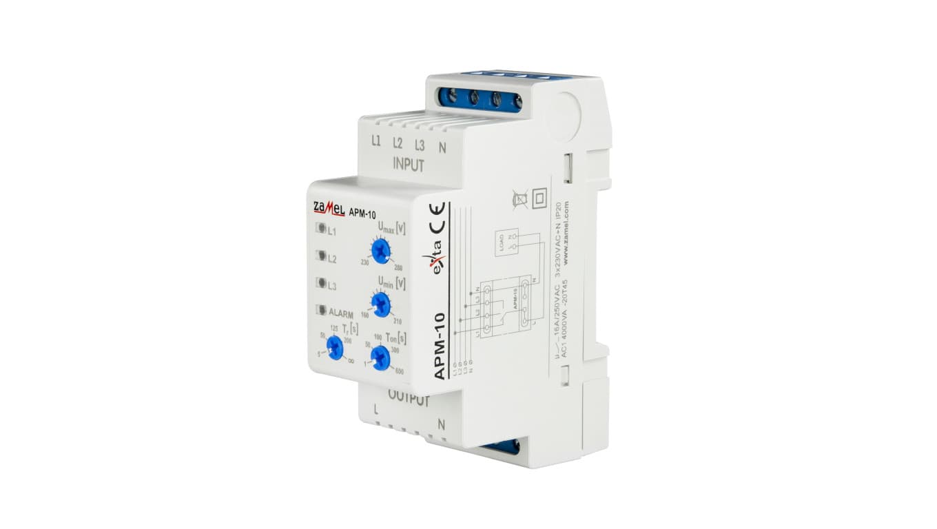 

Automatyczny przełącznik faz 16A 230V/3x400V+N APM-10 EXT10000202