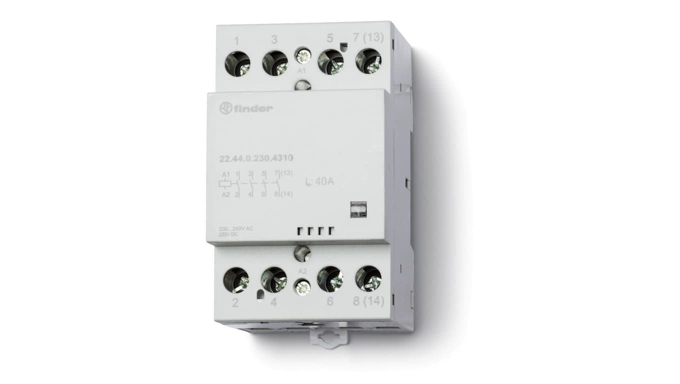 

Stycznik modułowy 3Z 1R 40A 230 AC/DC wskaźnik zadziałania 22.44.0.230.4710