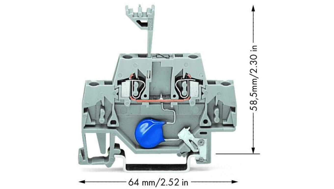 

Złączka z warystorem 60V DC 280-502/281-611