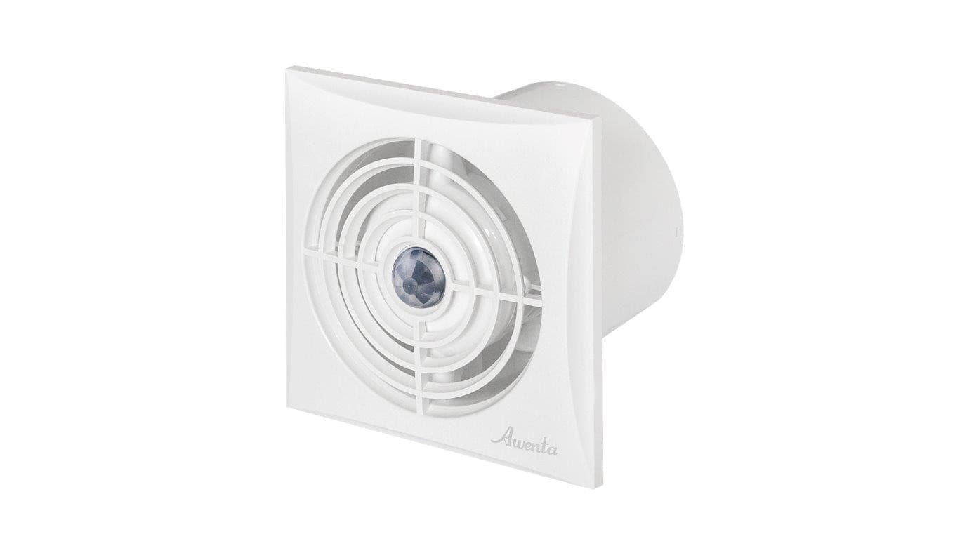 

Wentylator wyciągowy fi 125 13,5W 175m3/h 230V IPX4 biały wył. czasowy, czujnik ruchu SILENCE WZ125R