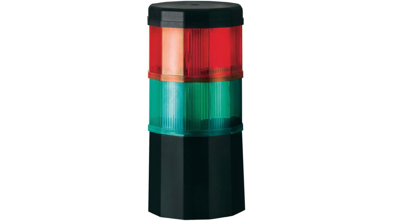 

Kolumna sygnalizacyjna czerwona/zielona 24V AC/DC IP54 LED CST 60 Fernost 696.019.75