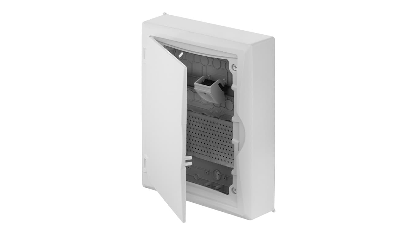 

Rozdzielnica modułowa 2x12 n/t ECONOMIC BOX RN 2/24 MULTIMEDIALNA drzwi białe (N+PE) IP40 2505-20