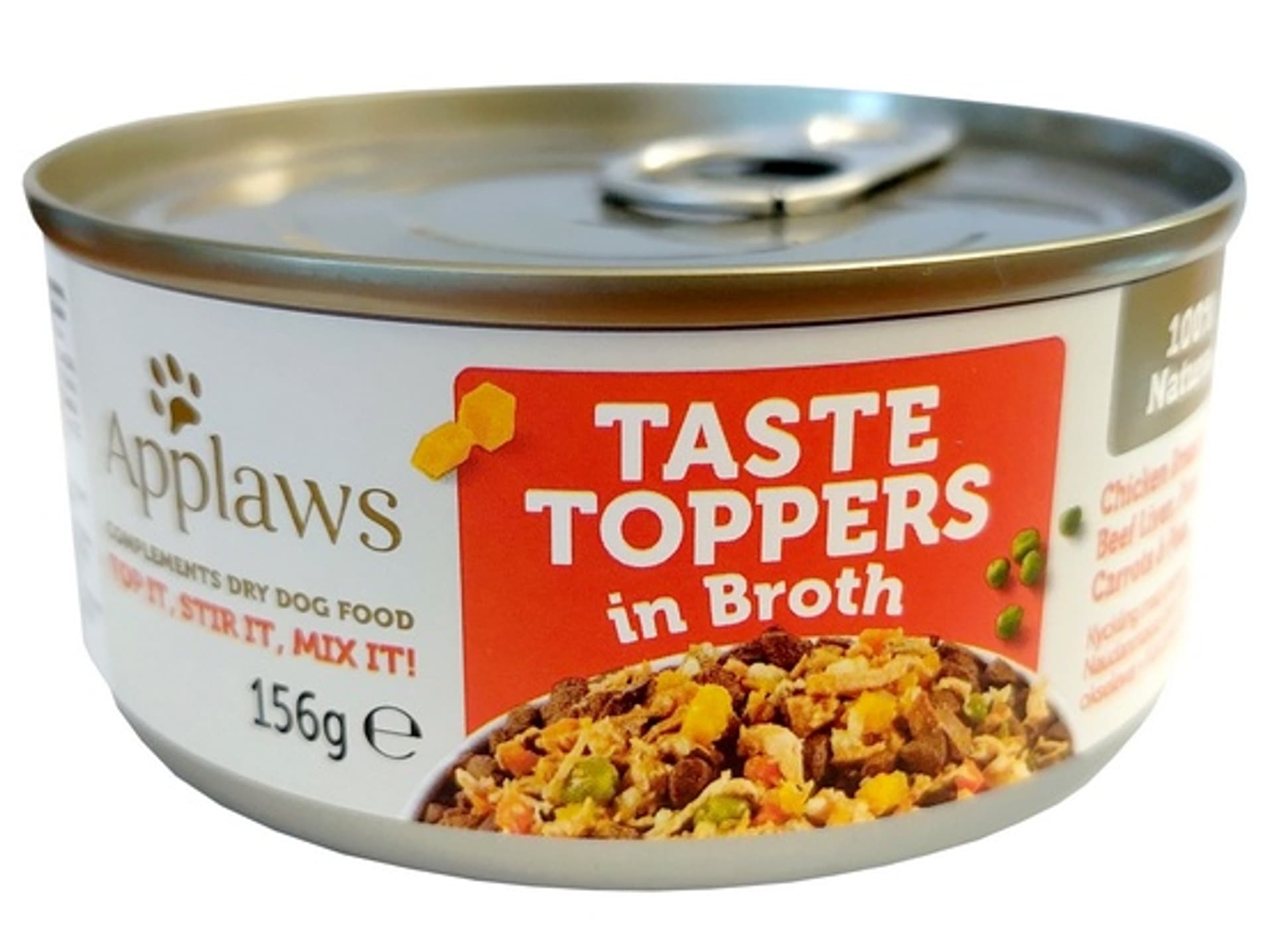 

Applaws Dog Taste Toppers puszka z kurczakiem, wątrobą wołową i warzywami 156g