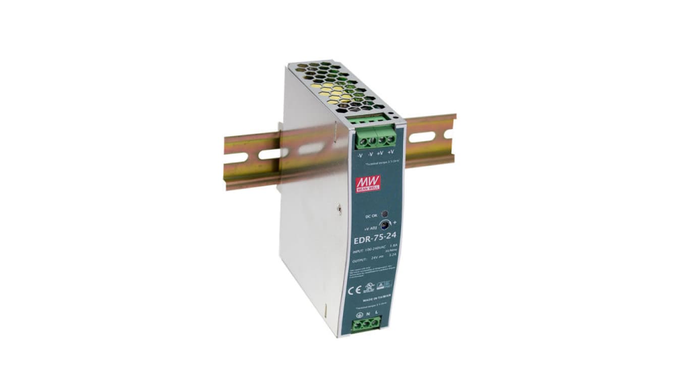 

Zasilacz impulsowy 24VDC 3,2A 76,8W EDR-75-24