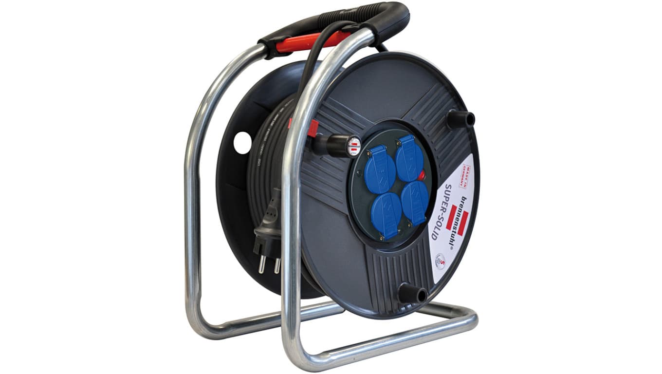 

Przedłużacz bębnowy Super-Solid IP44 40m 4x230V H07RN-F 3G2,5 1308204