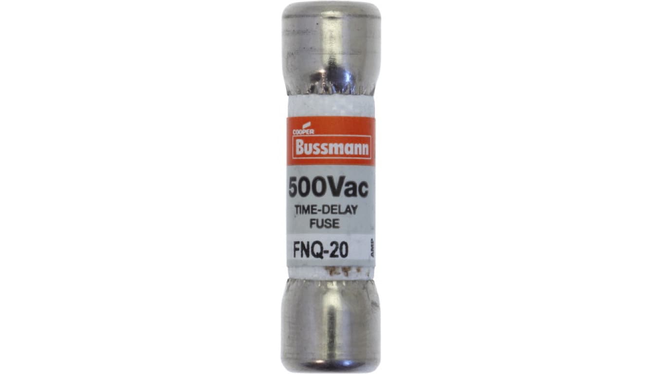 

Wkładka bezpiecznikowa cylindryczna 10,3x38,1mm 20A 600V AC zwłoczna FNQ-20