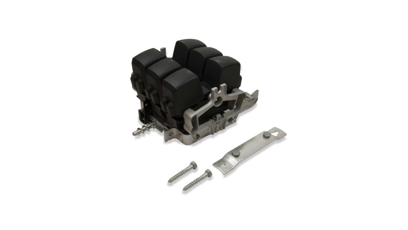 

Rozłączni bezpiecznikowy słupowy 3P Al/Cu 3x(16-120)mm2 na wkładki NH00 SZ160.3