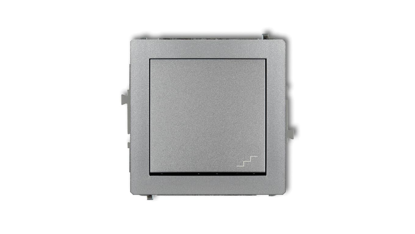 

DECO Łącznik schodowy srebrny metalik 7DWP-3