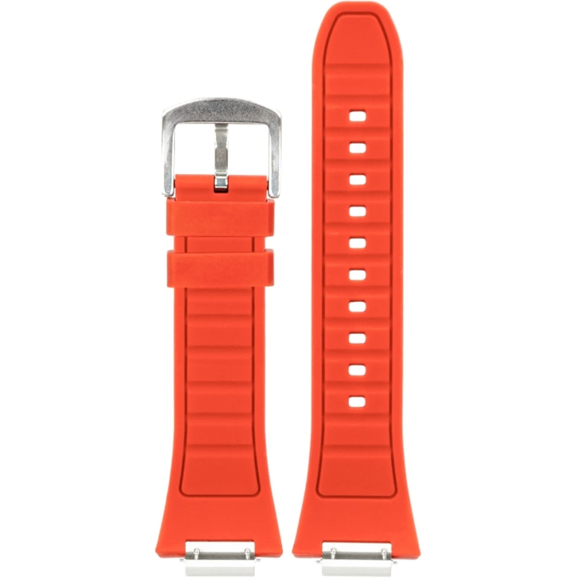 

Ralph Giallo Pasek do etui na Apple Watch czerwony ze srebrną sprzączką - silikonowy