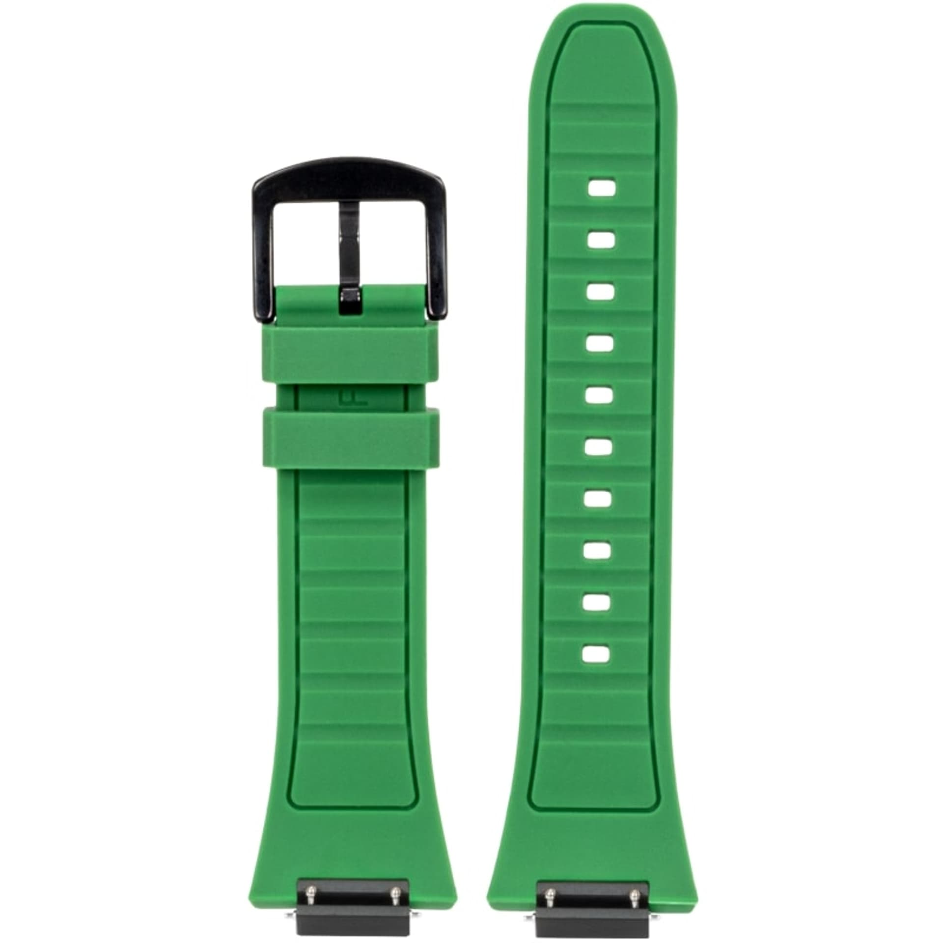 

Ralph Giallo Pasek do etui na Apple Watch zielony z czarną sprzączką - silikonowy