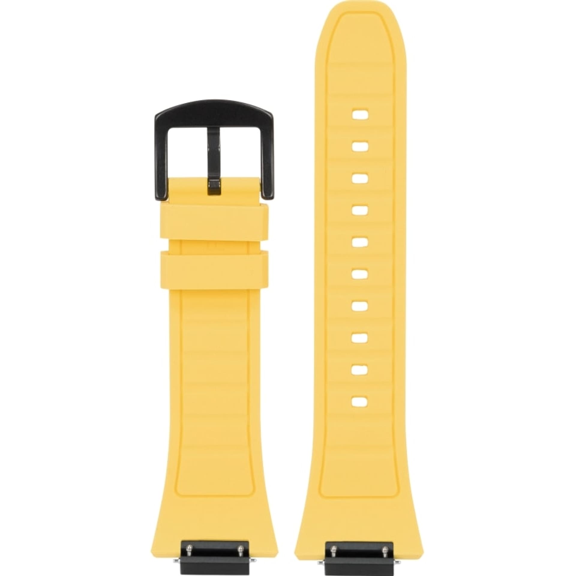 

Ralph Giallo Pasek do etui na Apple Watch żółty z czarną sprzączką - silikonowy