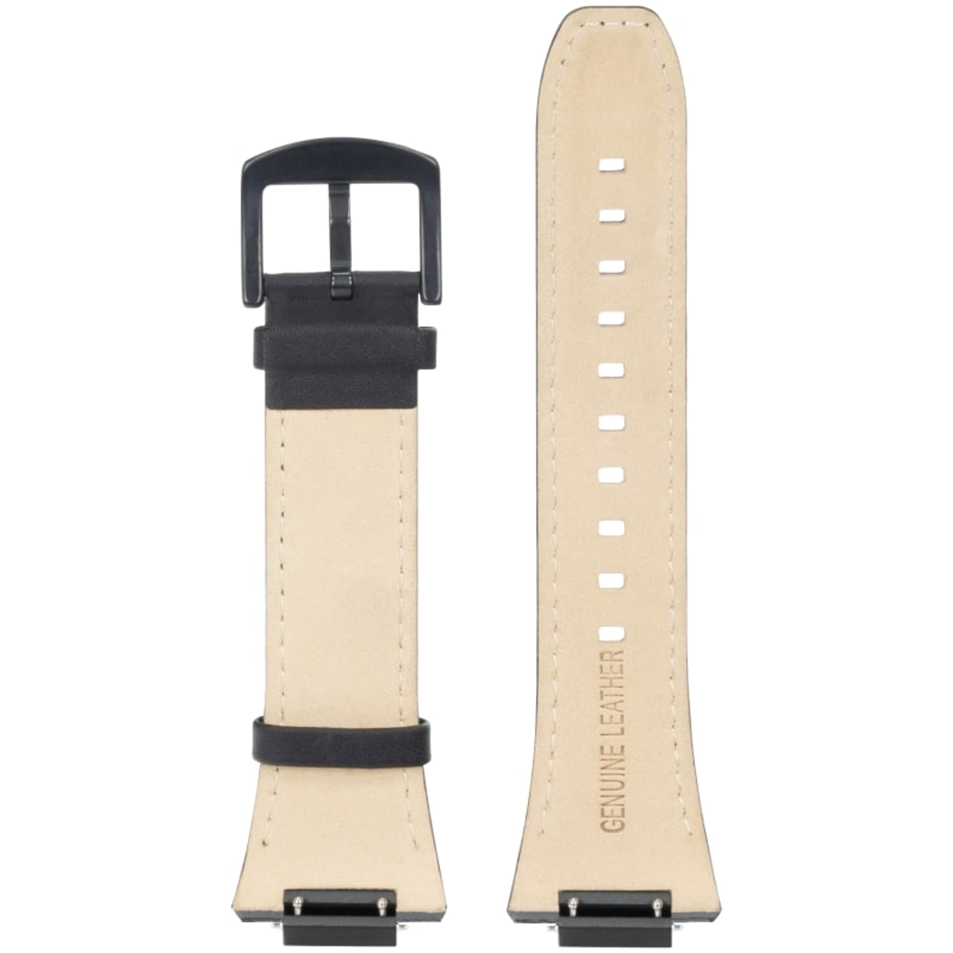 

Ralph Giallo Pasek do etui na Apple Watch czarny z czarną sprzączką - skórzany