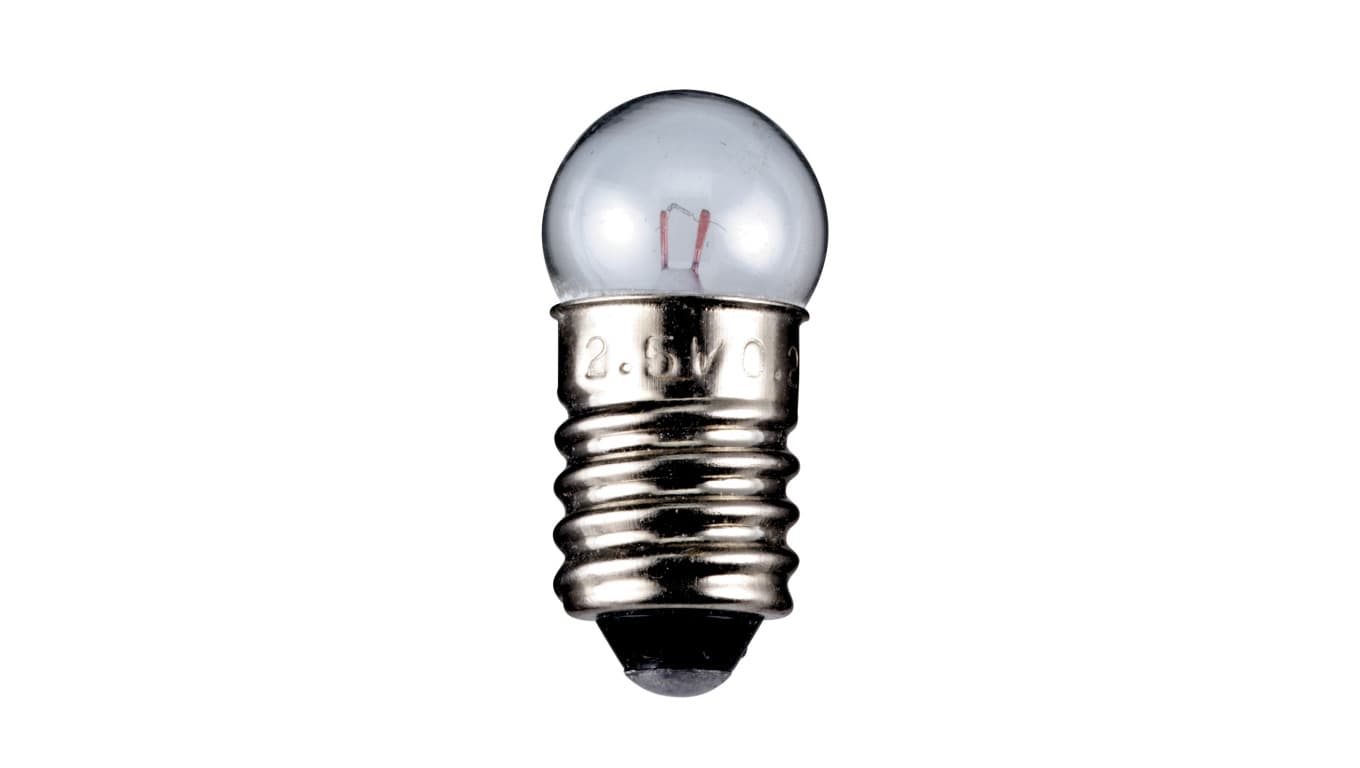 

Żarówka miniaturowa 2,35W E10 6V DC 400mA 9581