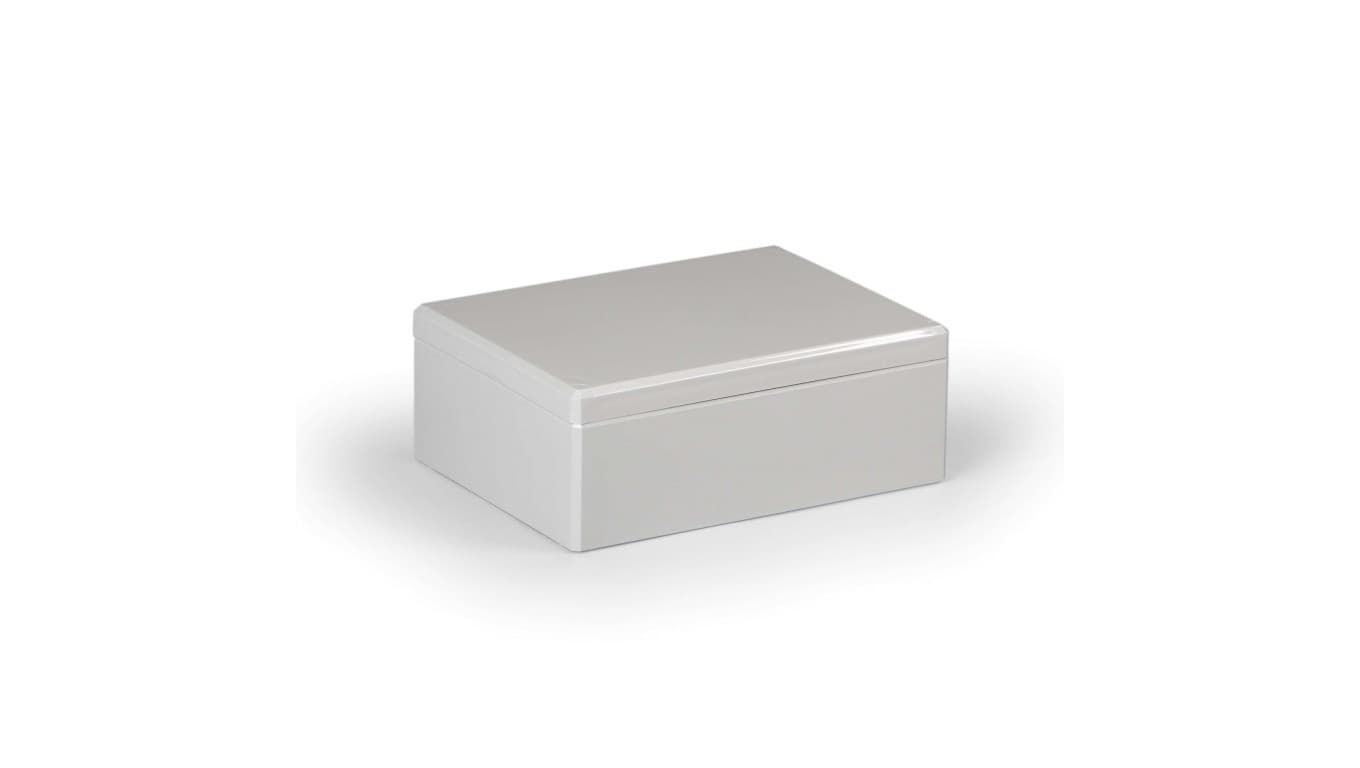 

Obudowa Cubo D 150x200x76mm boki gładkie pokrywa szara IP67 ABS DABP152008G