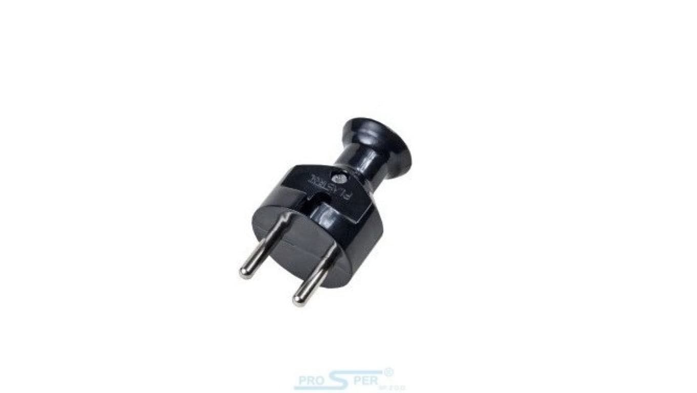 

Wtyczka prosta b/u 16A 250V rozbieralna czarna WT-21/CZARNY