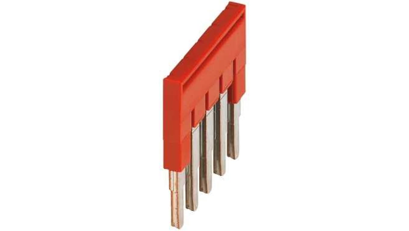 

Mostek grzebieniowy 5-torowy 2,5mm2 czerwony NSYTRAL25 /50 szt./