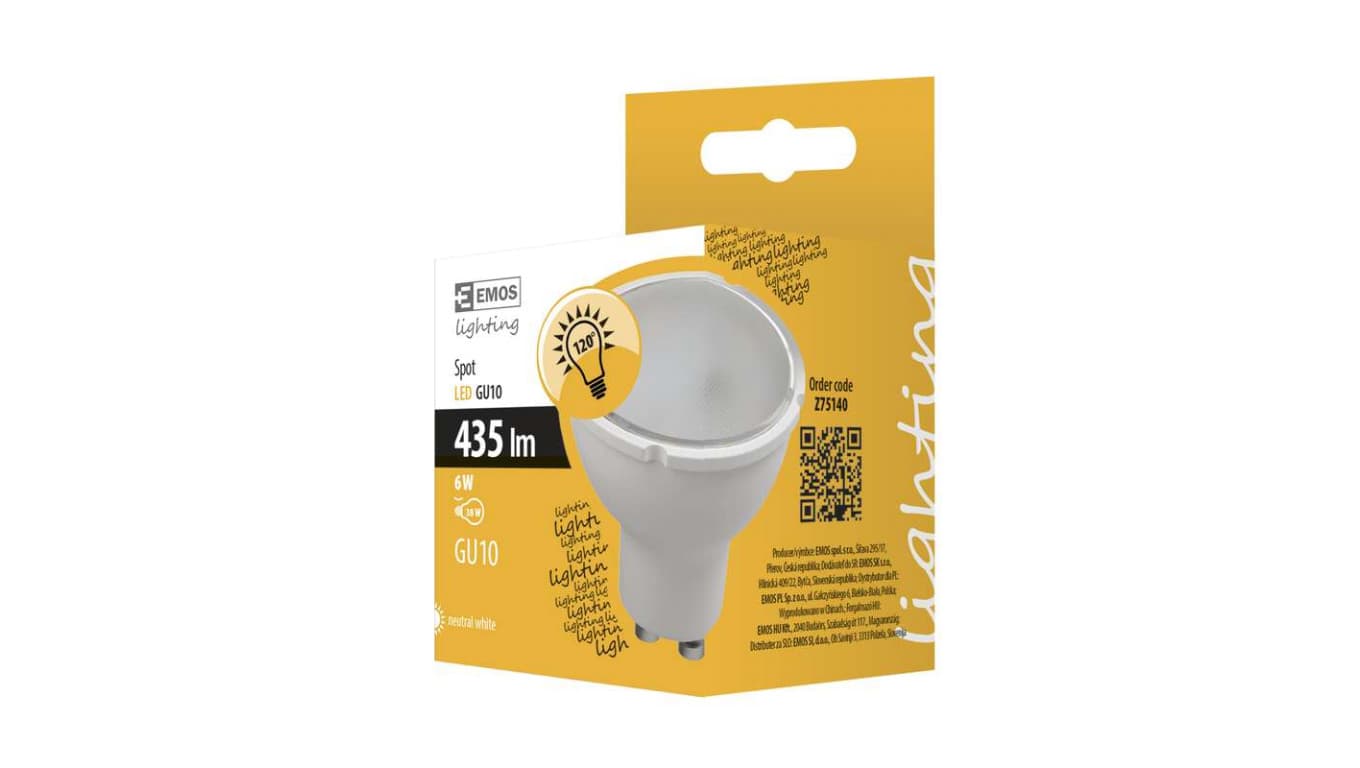 

Żarówka LED GU10 230V 500lm 4100K BASIC Z75140