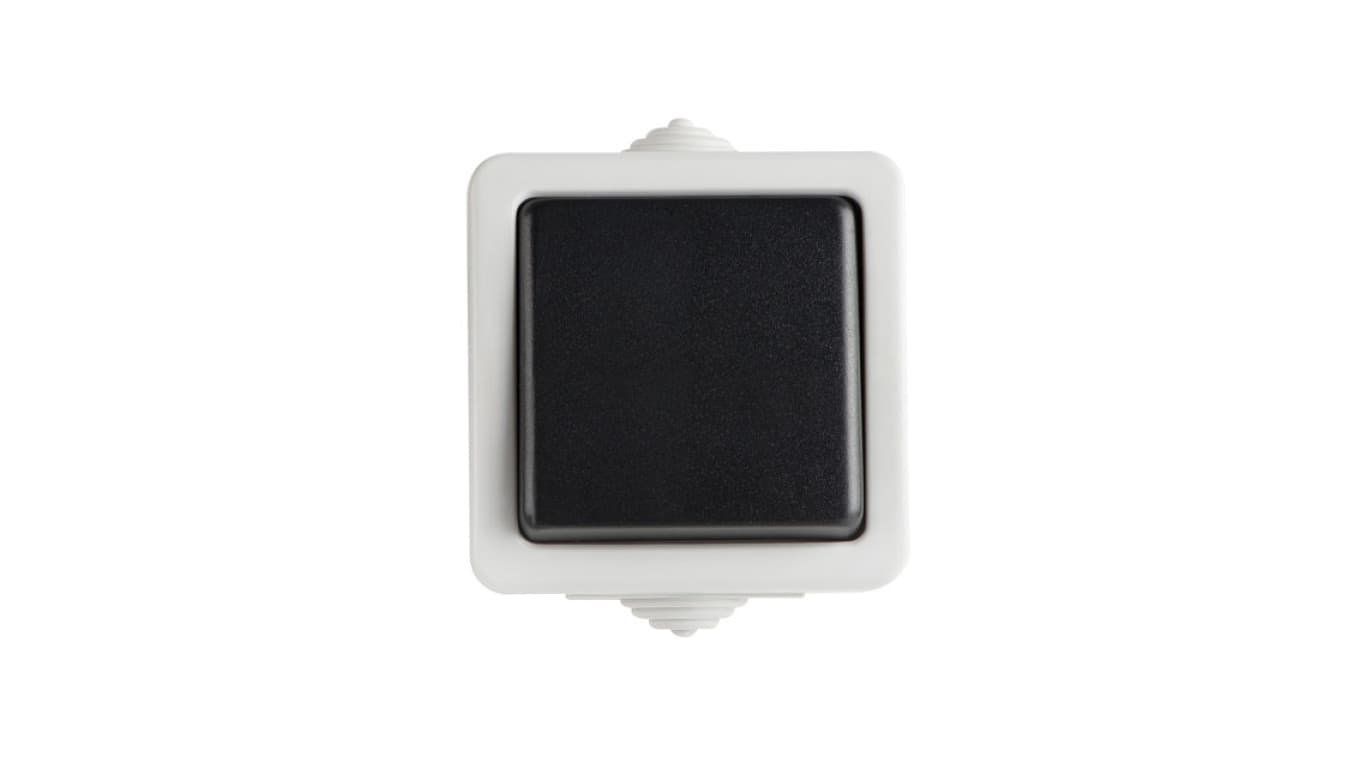 

TEKNO Łącznik jednobiegunowy hermetyczny śrubowy 10AX 250V szary IP54 25348